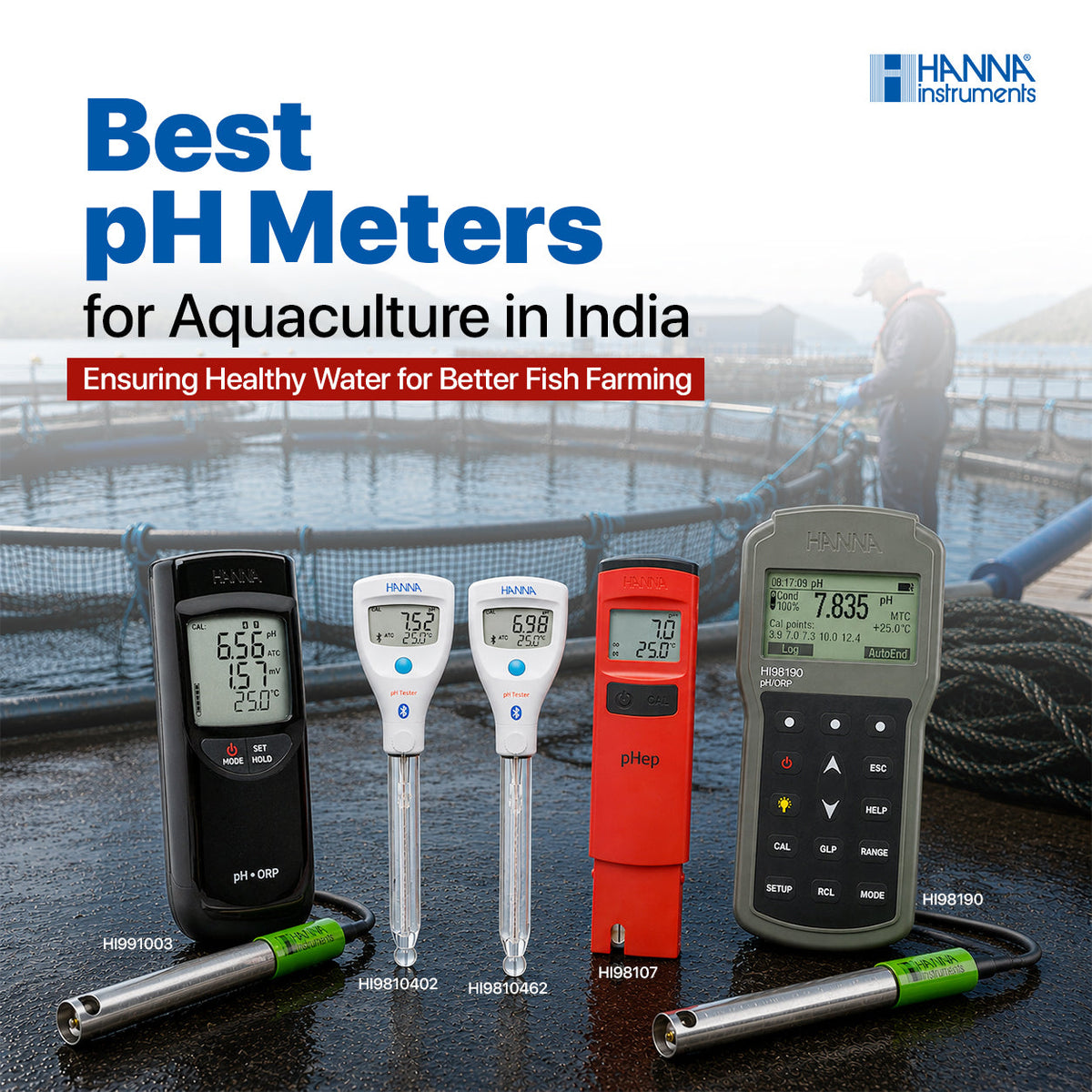 Best pH Meter for Aquaculture in India: Ensuring Healthy Water for Better Fish Farming