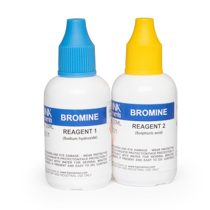 Bromine Test Kit Replacement Reagents (60 tests) - HI3830-060