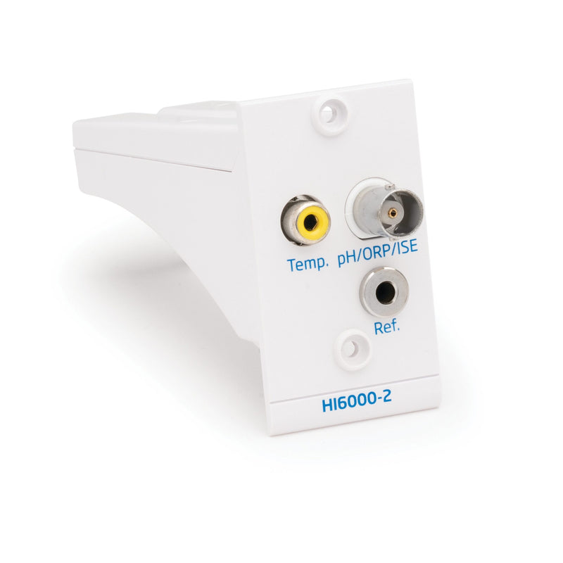 HI6000-2 (pH/ORP/ISE) module is designed to be used with the HI6000 Multiparameter Modular System