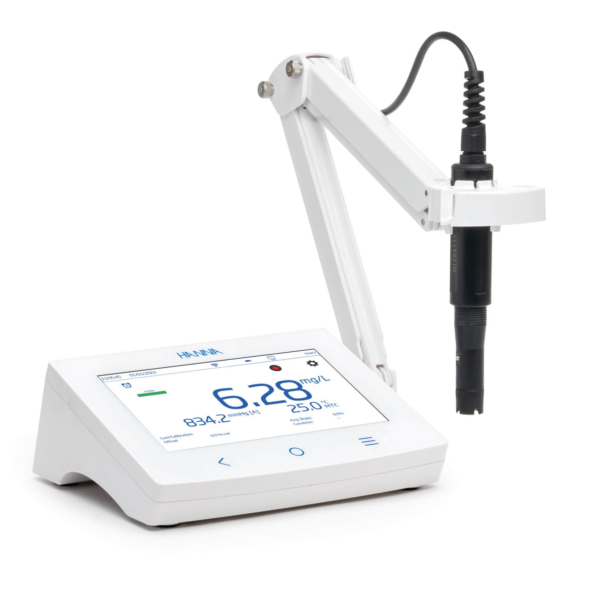 Advanced Dissolved Oxygen Benchtop Meter with Optical DO Probe (opdo®) - HI6421