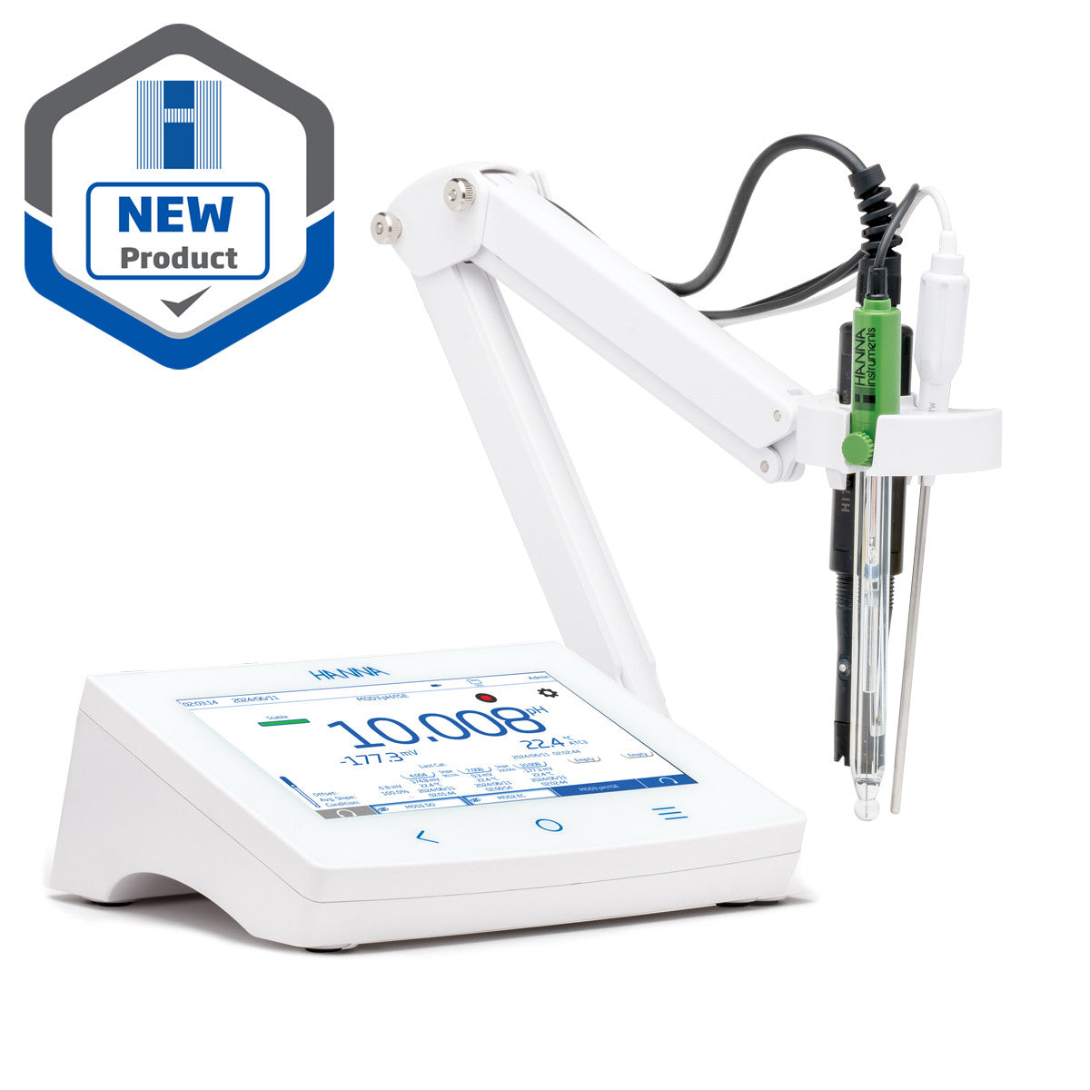 HI6542-02 pH/ORP/ISE and DO Benchtop Meter Starter Kit