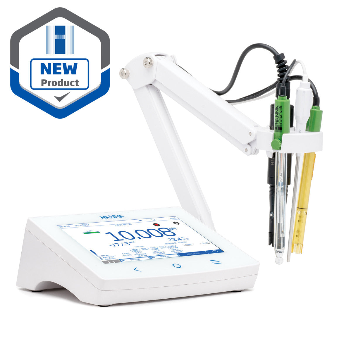 HI6553-02 pH/ORP/ISE and EC/TDS and DO Benchtop Meter Starter Kit