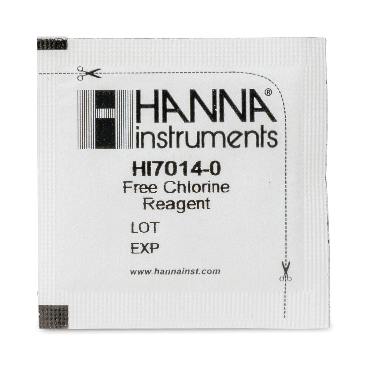 Pool Line Chlorine, free, DPD method, reagents for 25 tests (free Chlorine) - HI7014-25