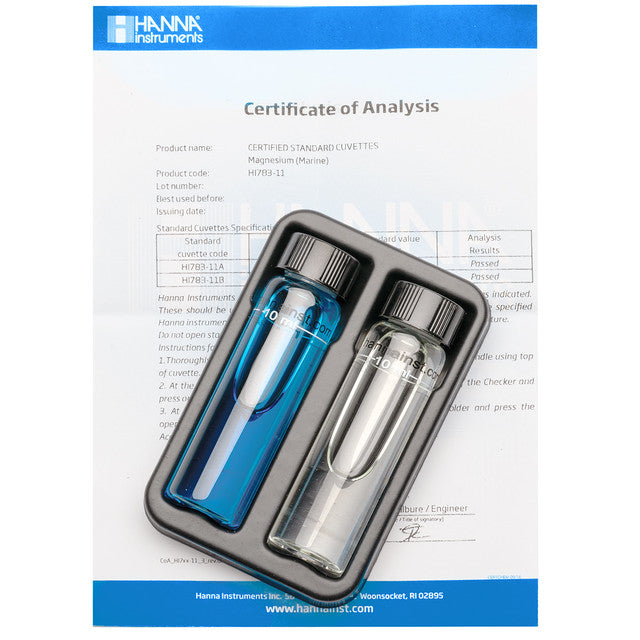 Marine Magnesium Certified Standard Kit - HI783-11