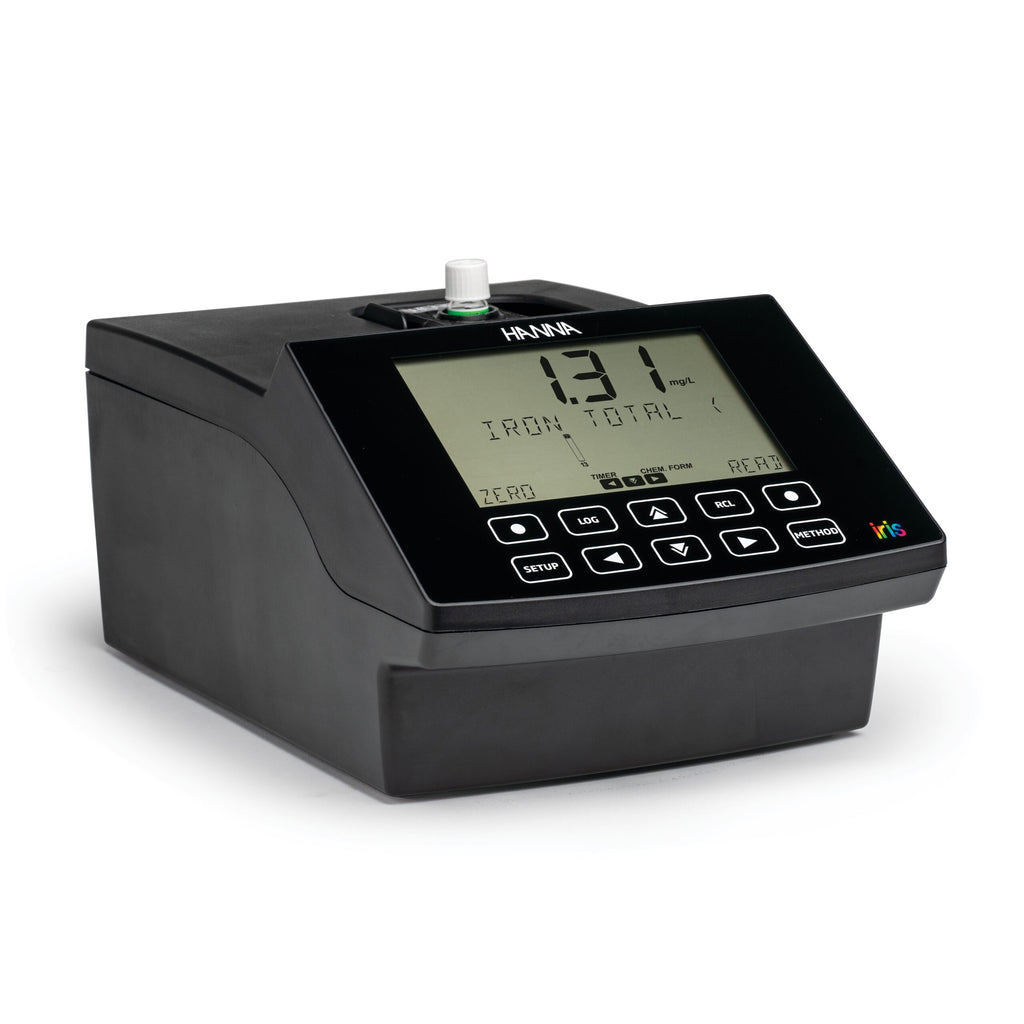 iris® Visible Spectrophotometer with Method Identification via Barcode  Reader - HI802-02