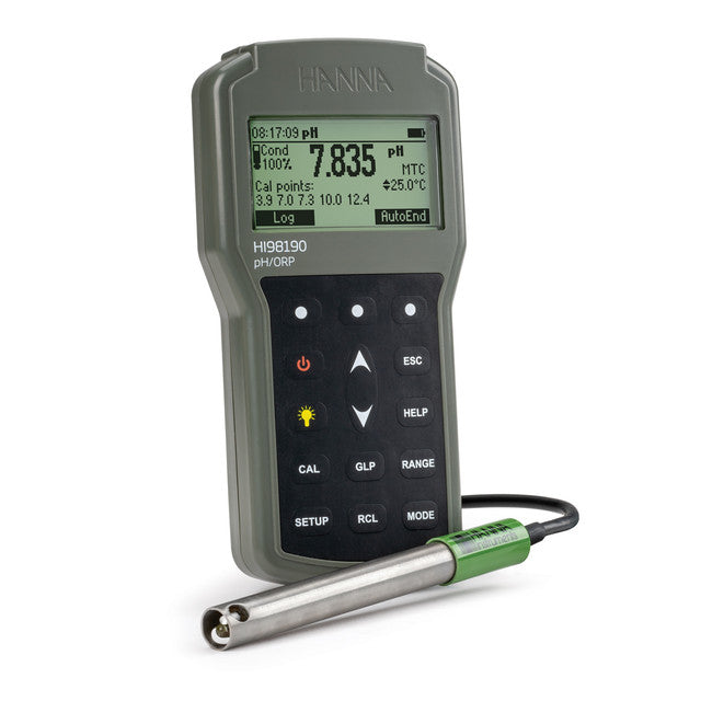 Professional Waterproof Portable pH/ORP Meter - HI98190