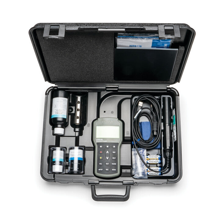 opdo Waterproof Optical Dissolved Oxygen Meter, 4m cable - HI98198