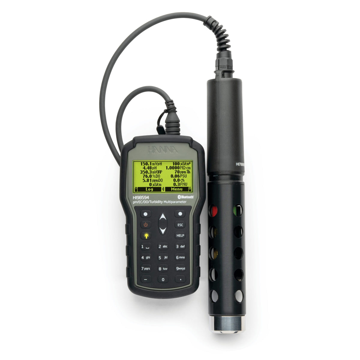 Multiparameter Bluetooth® Portable pH/EC/Turbidity/OPDO® Meter - HI98594