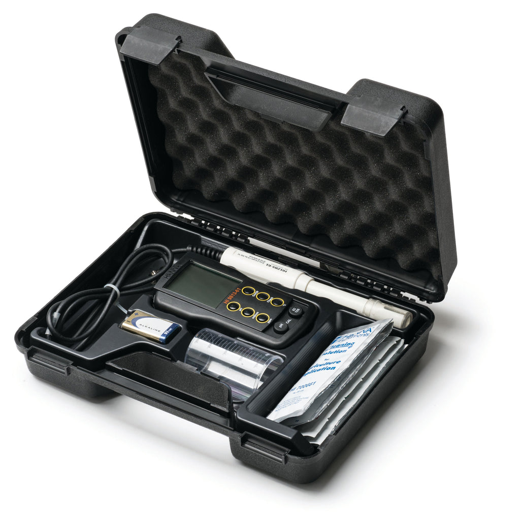 Portable pH/EC/TDS/Temperature Meter with CAL Check™ - HI9813-61