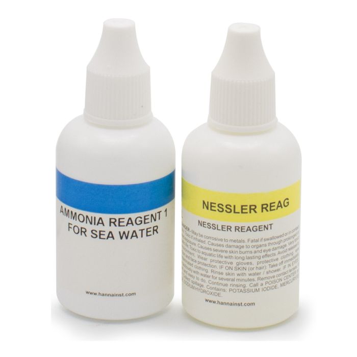 Ammonia Test Kit for Seawater Replacement Reagents (25 tests) - HI3826-025
