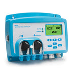 Swimming Pool Controller with Built-in Dosing Pumps,  Analog Outputs and In-line Mounting Kit - BL121-10