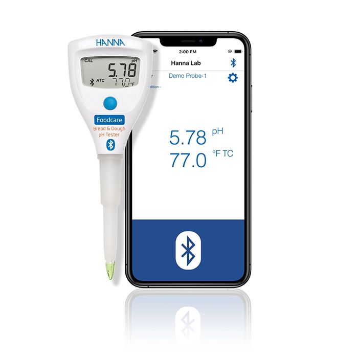 HI9810382 HALO2 pH Meter for Bread & Dough