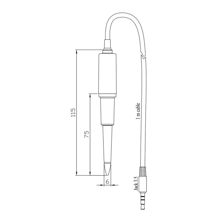 Digital PVDF Body Foodcare pH Electrode for Dairy Products