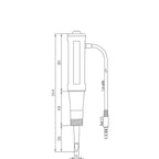Digital PVDF Body Foodcare pH Electrode for Meat Products - FC2320