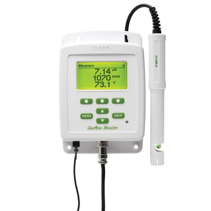 GroLine Monitor for Hydroponic Nutrients, Standard probe with no threads - HI981420