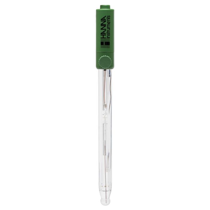 Refillable Double Junction pH Electrode with BNC + Pin Connector - HI1043P