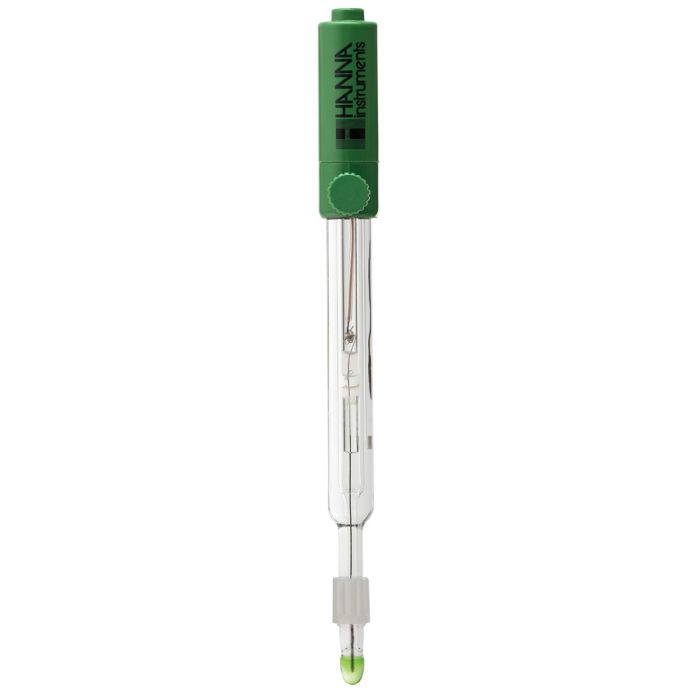 pH Electrode with Clogging Prevention System (CPS™) and BNC + Pin Connector - HI1048P