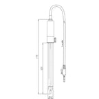 Digital Glass Body pH Electrode for Semi-Solids and Emulsions - HI10530
