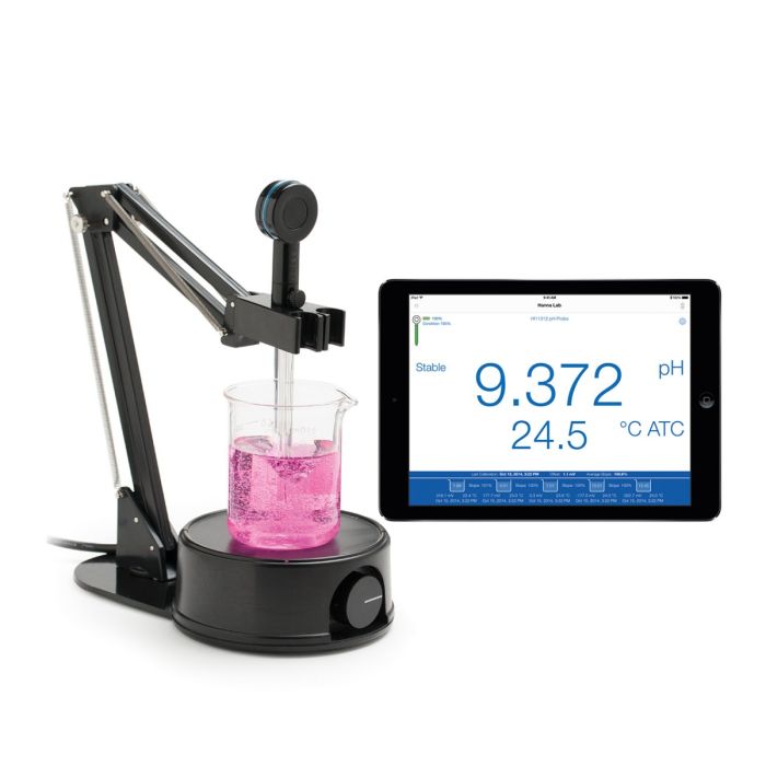 HALO® Glass Body Refillable pH Electrode with Bluetooth® - HI11312
