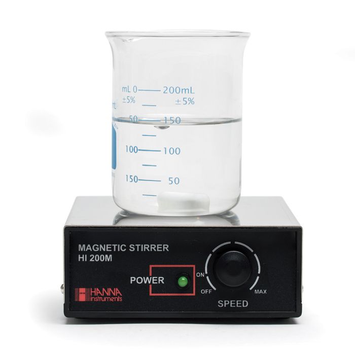 Stainless Steel Cover Magnetic Mini-Stirrer - HI200M