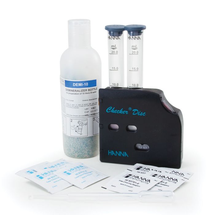 Free and Total Chlorine Test Kit (Low and Medium Range) - HI38017