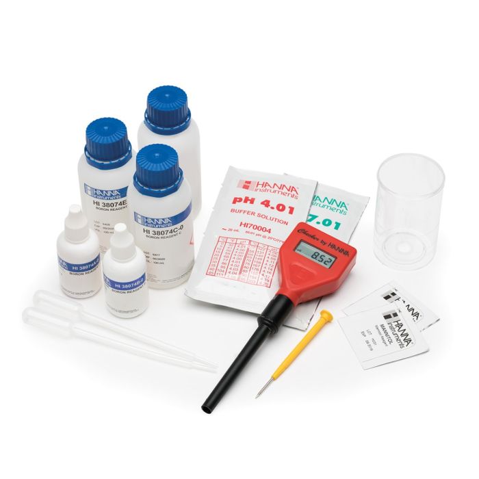 Boron Chemical Test Kit for Irrigation Water - HI38074