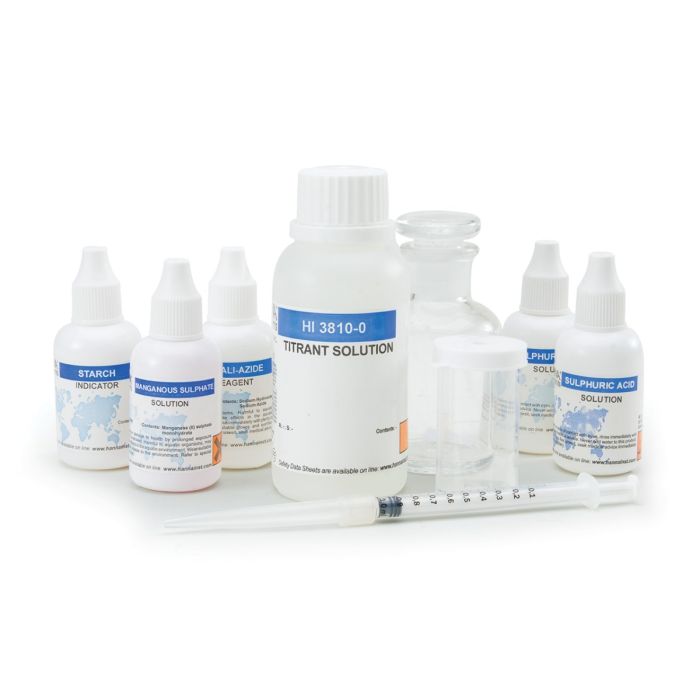 Dissolved Oxygen Chemical Test Kit Replacement Reagents (100 tests) - HI3810-100
