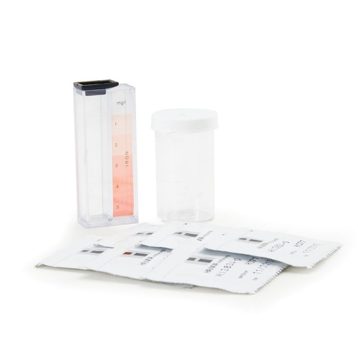 Iron (Fe²⁺ &amp; Fe³⁺) Chemical Test Kit - HI3834