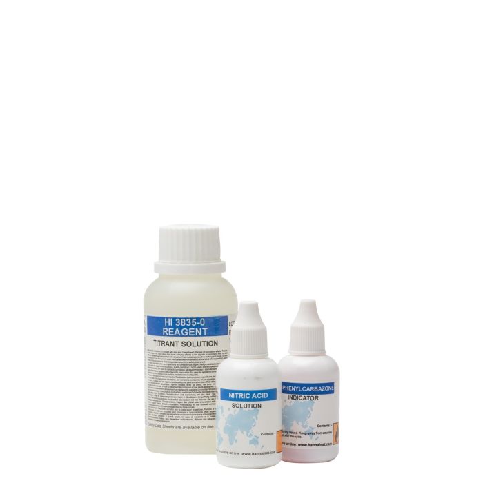 Salinity Chemical Test Kit Replacement Reagents (110 tests) - HI3835-100