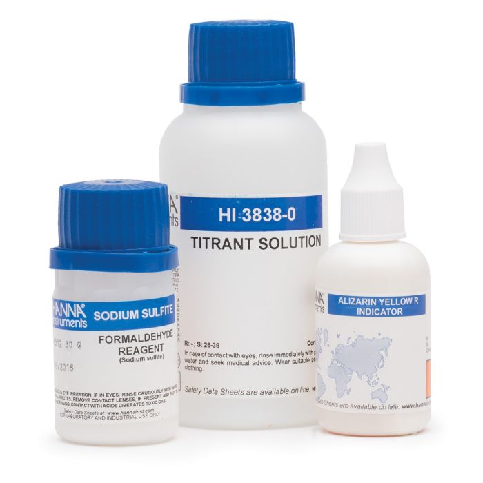Formaldehyde Chemical Test Kit Replacement Reagents (110 tests) -  HI3838-100