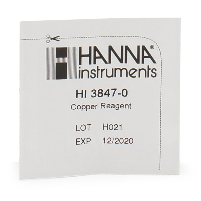 Copper Test Kit Replacement Reagents (100 tests) - HI3847-100