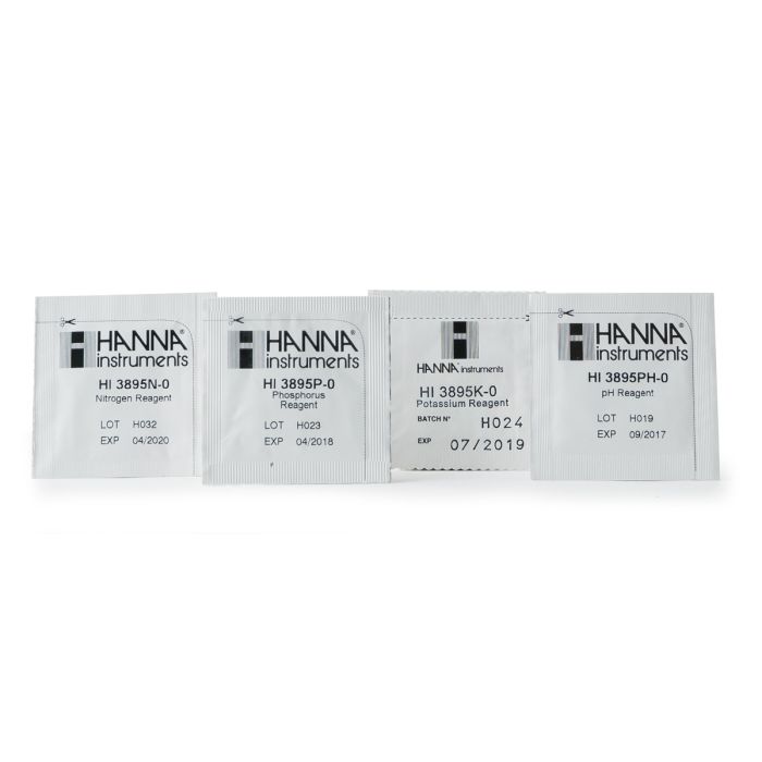 Quick Soil Test Kit Replacement Reagents (40 tests) - HI3895-010