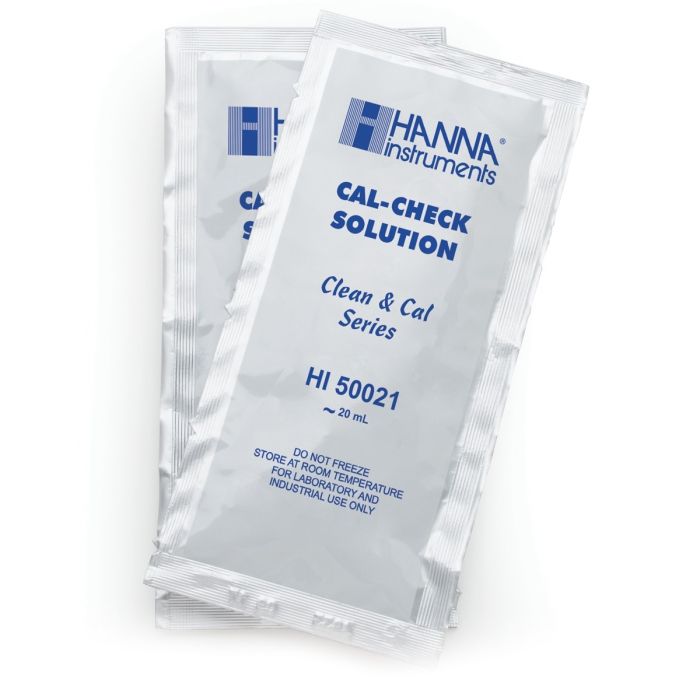 Calibration Check Solution for HI9813-6 (25 x 20 mL Sachets) - HI50021P
