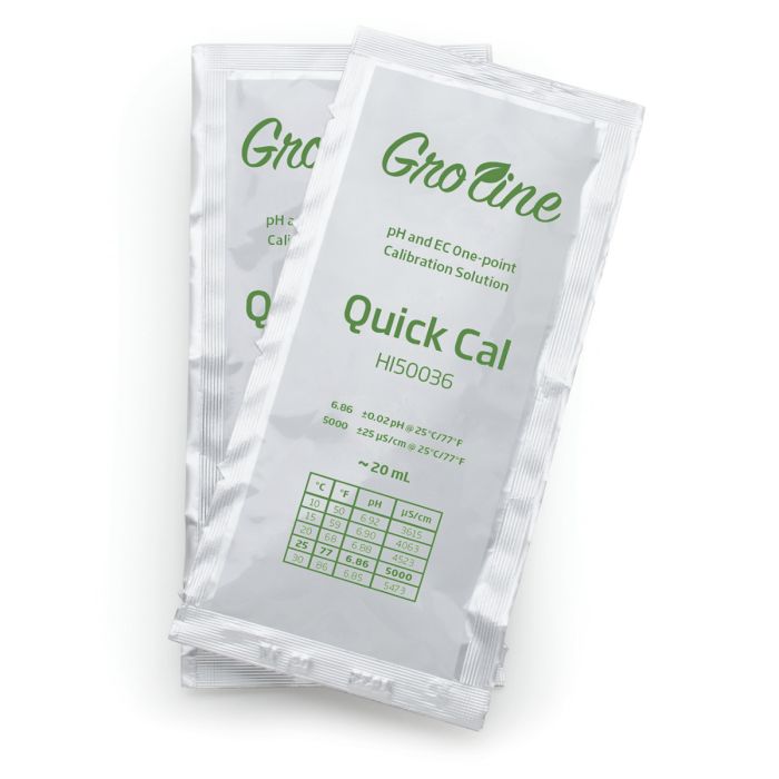 Quick Calibration Solution for GroLine pH & EC Meters (25 x 20 mL sachets) - HI50036P