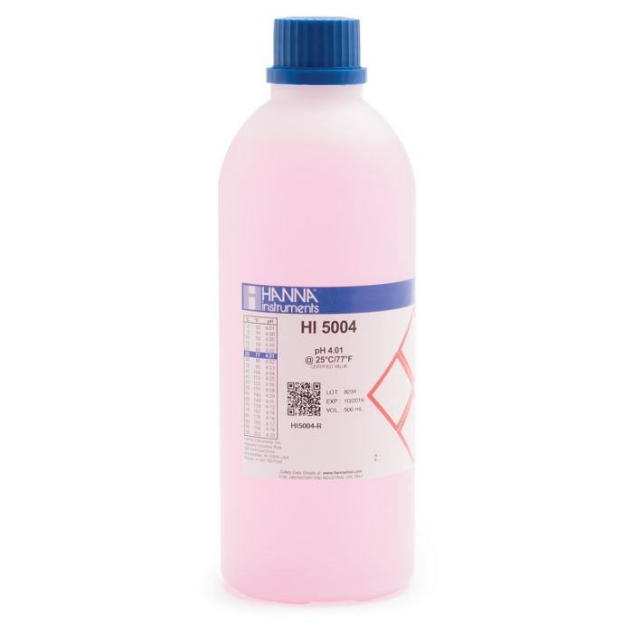 pH 4.01 Technical Calibration Buffer (500 mL) - HI5004-R