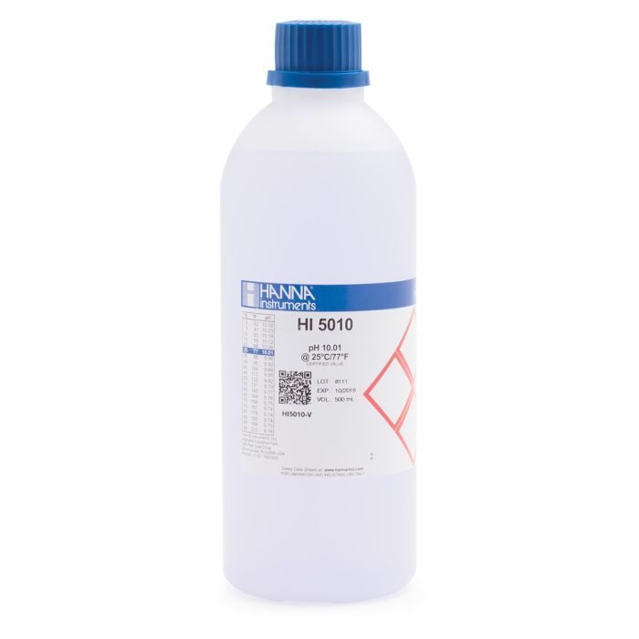 pH 10.01 Technical Calibration Buffer (500 mL) - HI5010-V