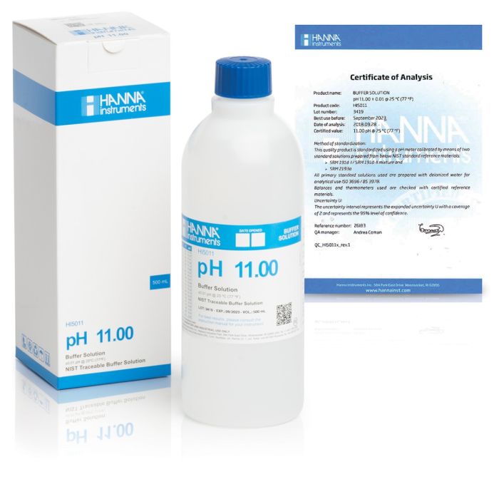pH 11.00 Technical Calibration Buffer (500 mL)