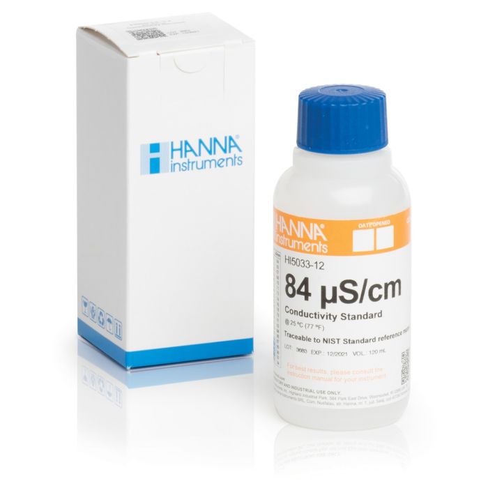 84 µS/cm Conductivity Standard (120 mL) - HI5033-12