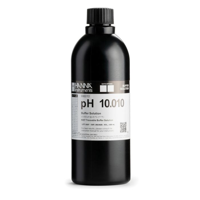 pH 10.010 Millesimal Calibration Buffer (500 mL) - HI6010