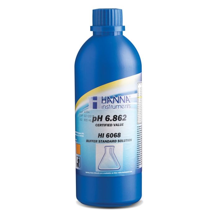 pH 6.862 Millesimal Calibration Buffer (500 mL) - HI6068