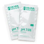 pH 7.01 Calibration Buffer (25 x 20 mL) Sachets with certificate of analysis - HI70007C