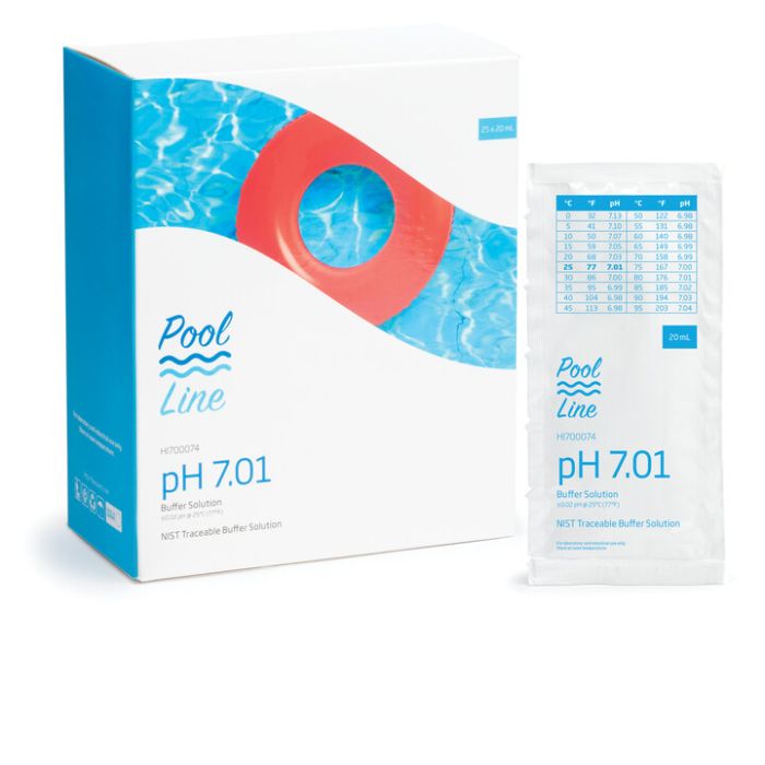 Pool Line pH 7.01 Buffer Sachets - HI700074P