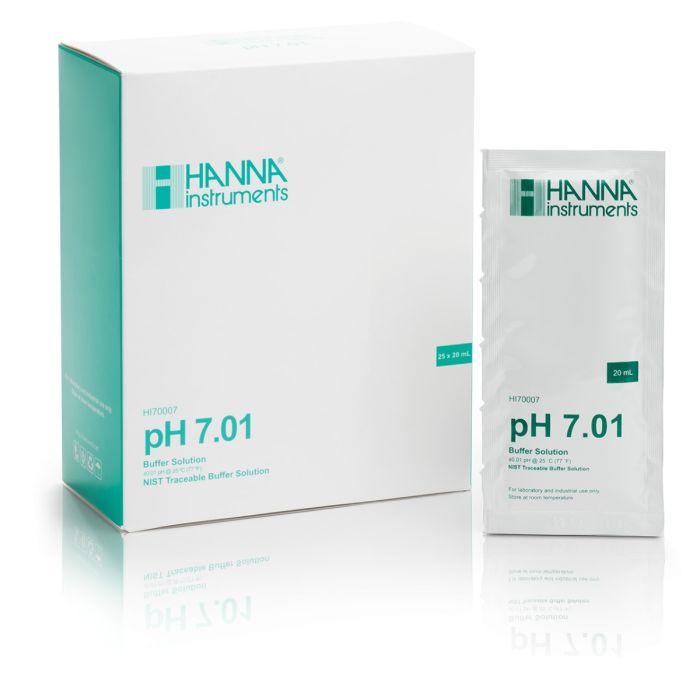 pH 7.01 Calibration Buffer Sachets (25 x 20 mL) - HI70007P