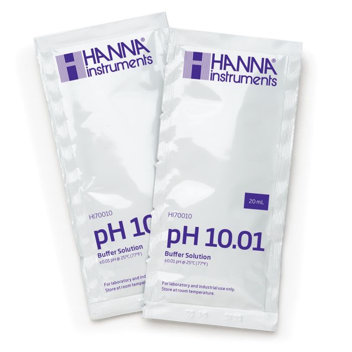 pH 10.01 Calibration Buffer Sachets (25 x 20 mL) - HI70010P