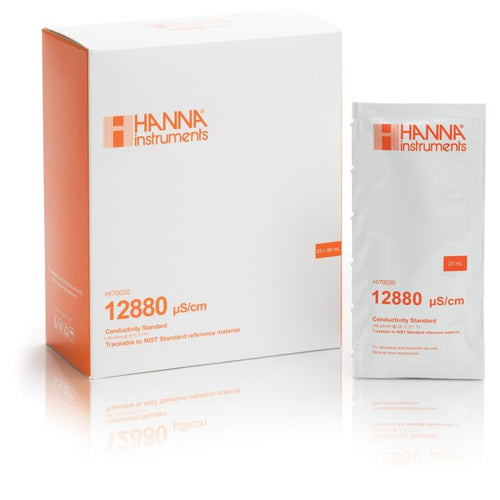 12880 µS/cm Conductivity Standard (25 x 20mL) - HI70030P