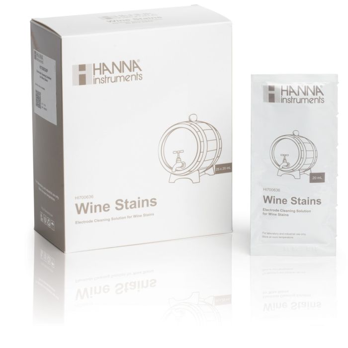 Cleaning Solution for Wine Stains (25 x 20 mL Sachets) - HI700636P