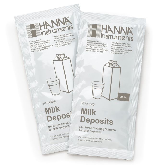 Cleaning & Disinfection Solution for Dairy Products (25 x 20 mL Sachets) - HI700641P