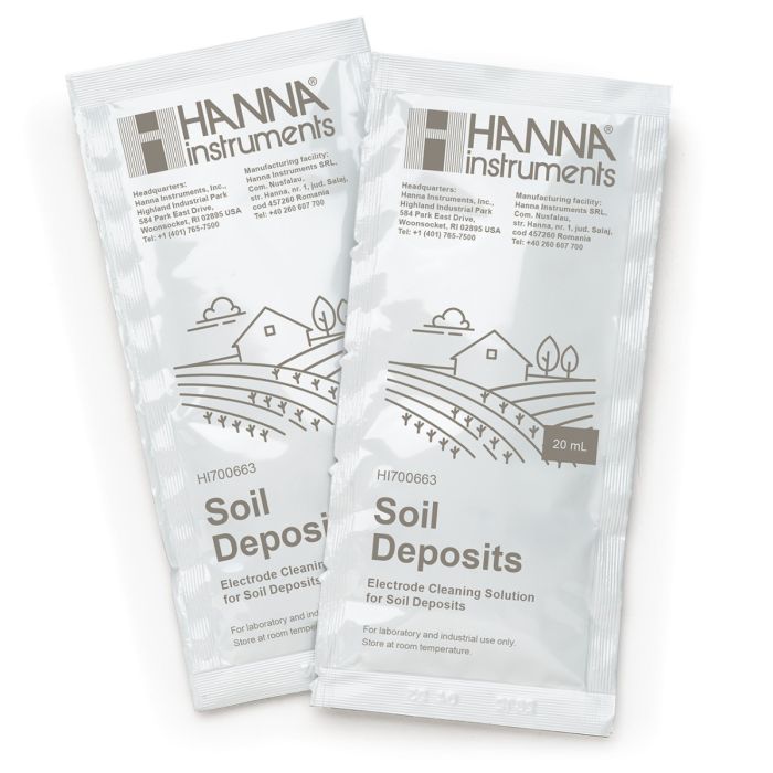 Cleaning Solution for Soil Deposits (25 x 20 mL Sachets) - HI700663P