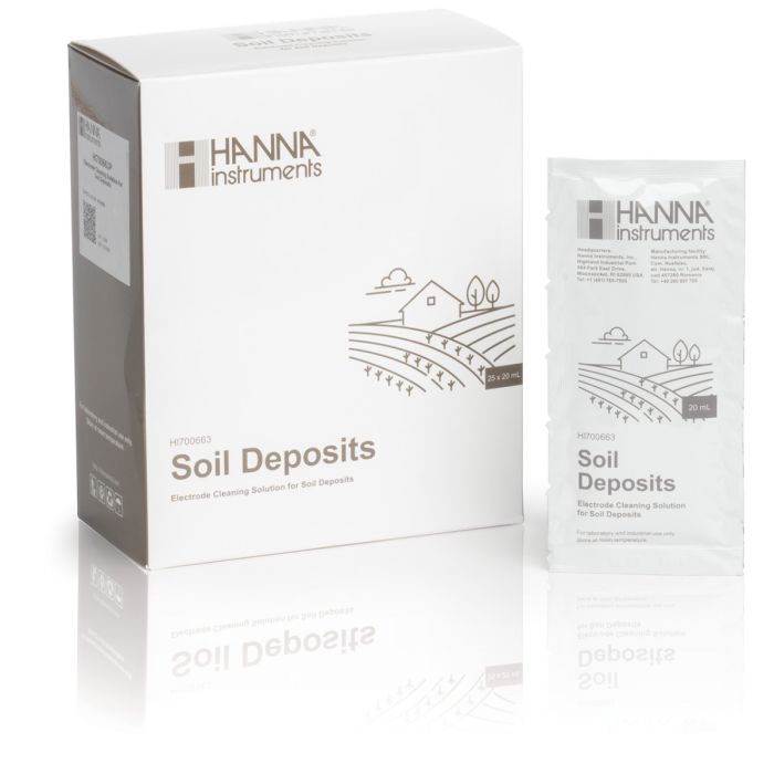 Cleaning Solution for Soil Deposits (25 x 20 mL Sachets) - HI700663P