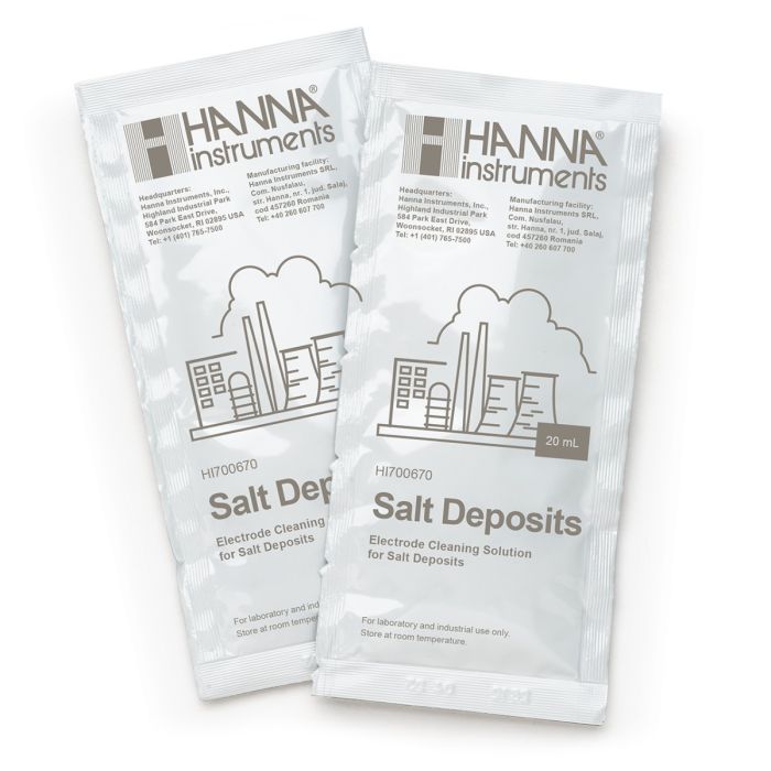 Cleaning Solution for Salt Deposits (25 x 20 mL Sachets) - HI700670P